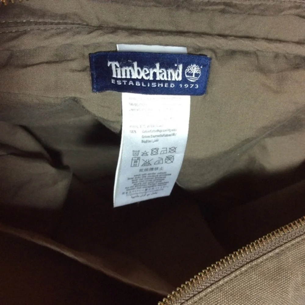 Timberland Mens Canvas Messenger Bag Army Green